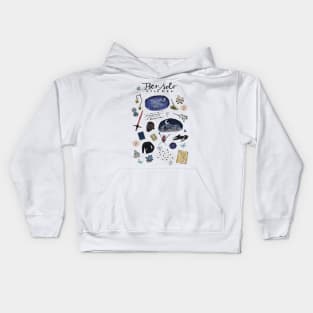 ben's doodles - reylo Kids Hoodie